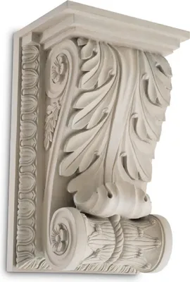 Produktbild von Casa Padrino Luxus Barock Wandkonsole Sandfarben 51 x 36 x H. 84 cm - Prunkvolle Wanddeko Konsole im Barockstil - Barock Wanddeko - Barock Möbel