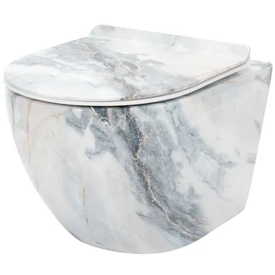 Produktbild von Misa WC podwieszana Carlos Slim Rimless Granit Shiny N