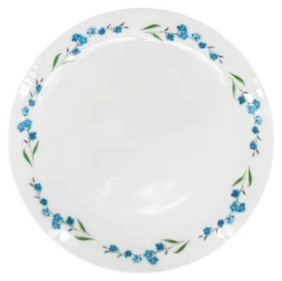Image de Assiette à dessert en porcelaine Luna Pomněnka ø 20,5cm, blanc/bleu