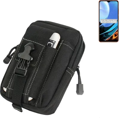 Produktbild von K-S-Trade Gürtel Tasche kompatibel mit Xiaomi Redmi 9T Gürteltasche Holster Schutz Hülle Handy Hülle Smartphone outdoor Handy-Hülle schwarz