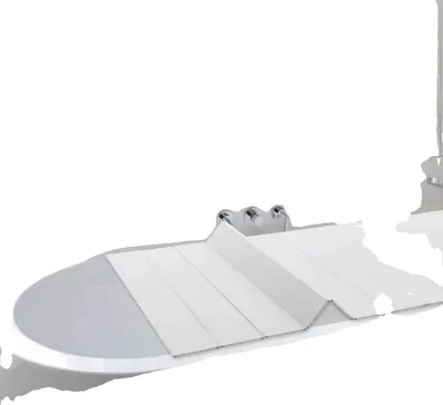 Immagine prodotto di Ripiano per vasca da bagno, design pieghevole, materiali resistenti, BIANCO