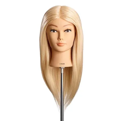 Produktbild von L`Image Üb.kopf Verena 40cm lichtblond indisches Echthaar Übung