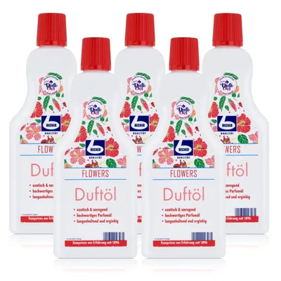 Produktbild von Dr. Becher Duftöl Flowers 500ml - Parfumöl (5er Pack)