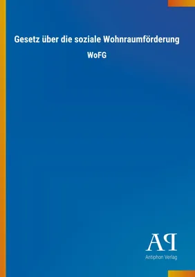 Produktbild von Gesetz über die soziale Wohnraumförderung