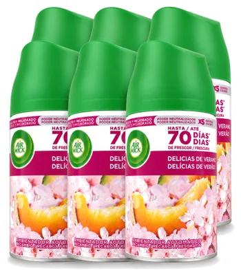 Produktbild von 6 x Air Wick Freshmatic Nachfüller Sommerglück - 250 ml - Vorteilspackung - 6 Stücke