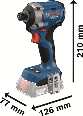 Image de Bosch Professional GDR 18V-215 06019N2002 Cordless impact driver 215 Nm 18 V No. of power packs included 2 4.0 Ah