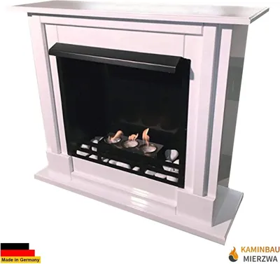 Produktbild von Ethanol und Gelkamin Kamin Modell Rafael Premium Royal Hochglanz Weiss