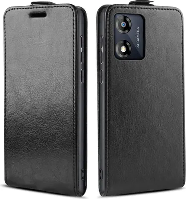 Produktbild von Handy Hülle für Motorola Moto E13 Magnet Cover Case Klapphülle Schutzhülle Farbe: Schwarz