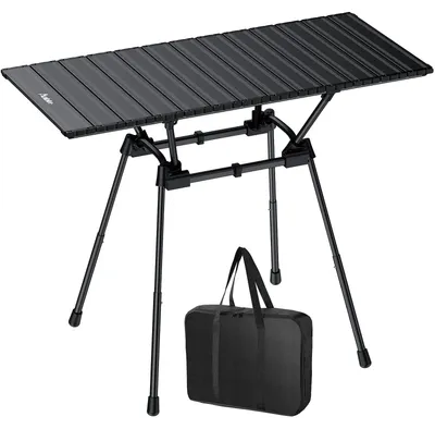 Obrázek produktu pro Skládací zahradní stůl, přenosný, rozměry 89 x 40,5 x 71 cm, multifunkční