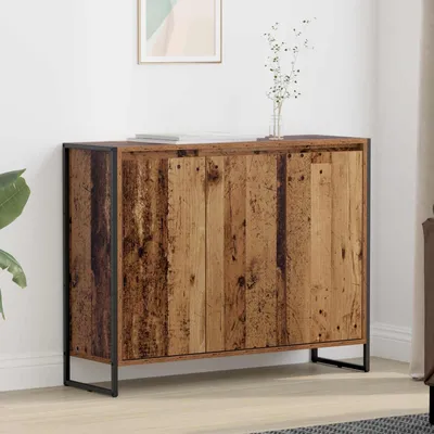 Produktbild von vidaXL Seitenschrank Altholz 96,5 x 30 x 75 cm Holzwerkstoff