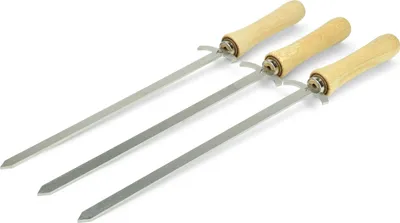 Produktbild von Set aus 3 Grillspießen | Grillschwertern - der Hingucker für jeden Grillfan