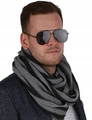 Produktbild von Alur Herren Komin Modischer Großer Schal Muster
