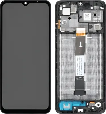 Produktbild von Original Xiaomi Redmi 12C LCD Display Touchscreen Bildschirm Rahmen Schwarz & Werkzeug