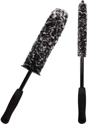 Image de Brosse de nettoyage pour jantes à long manche et en microfibres