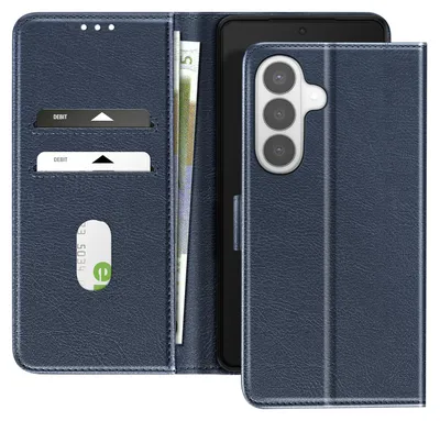 Obrázok produktu pre Avizar, puzdro typu Chesterfield s funkciou stojana pre Samsung Galaxy S26, modré