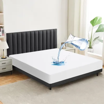 Immagine prodotto di Coprimaterasso impermeabile 200x200 cm, coprimaterasso traspirante, lenzuola, lenzuola con angoli elasticizzati di alta qualità