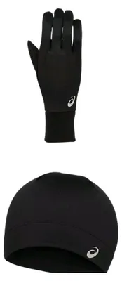 Produktbild von Asics - Handschuhe-Set für Herren/Damen Unisex, Laufen PP17857 (L) (Schwarz)
