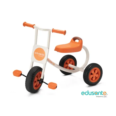 Produktbild von edusante EM5501 Trike Tretfahrzeug für Kinder, 81 x 45 x 61,3 cm, orange/weiß/schwarz