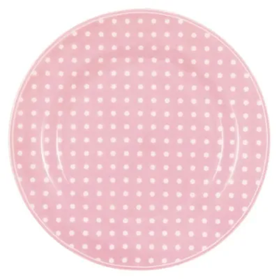Produktbild von Greengate Teller Dotty Pale Pink (20,2cm)