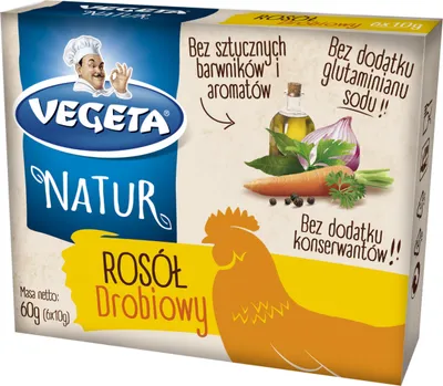 Obrázok produktu pre Vegeta Rosół Drobiowy Naturalny 60 g