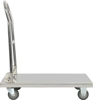 Obrázok produktu pre vidaXL Plošinový vozík Silver 82 x 53 x 86 cm Nerezová oceľ