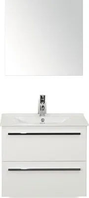 Obrázok produktu pre Kúpeľňová zostava Sanox Seville keramika zrkadlo 60 cm biela
