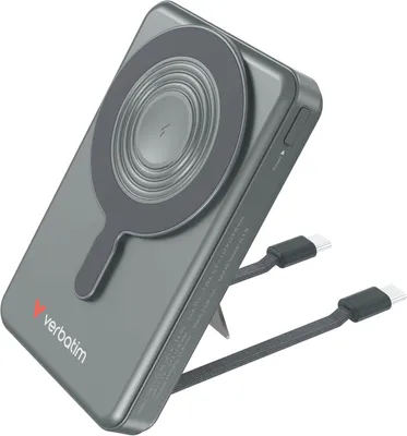 Obrázek produktu pro Verbatim 32272, 10000 mAh, Lithium-polymerová (LiPo), Power Delivery 3.0, Quick Charge 3.0, Bezdrátové nabíjení, 3,85 V, 52 W