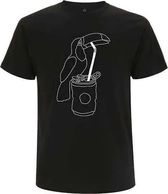 Obrázok produktu pre Catfish And The Bottlemen Toucan (Back Print) Tričko s krátkym rukávom Black XL