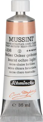 Produktbild von Schmincke 35ml MUSSINI Heller Ocker gebrannt Öl 10 206 009