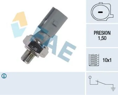 Produktbild von FAE 12840 Öldruckschalter Öldrucksensor passend für MERCEDES-BENZ A-Klasse (W169) B-Klasse (W245)