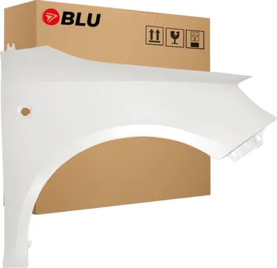 Produktbild von BLU Kotflügel Passend für Skoda Fabia II (5J) | Roomster LF9E Rechts Weiss CandyWeiss | 2007-2015 | Vorderseite Vorne | Lackiert | Einbaufertig