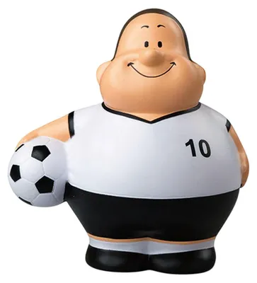 Produktbild von Mbw - Fußball - Stressball "Squeezies" LT2415 (10 cm) (Weiß)