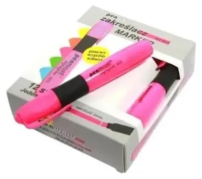 Produktbild von Textmarker, rosa (12 Stück) – Penword
