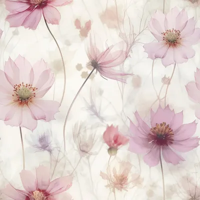Produktbild von Muriva - Tapete "Lissa", Blumen AG3533 (10 m x 53 cm) (Pink)