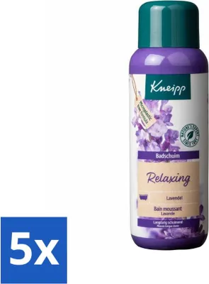 Produktbild von Kneipp - Badeschaum - Lavendel - Blumiger Duft - 400 ml - Vorteilspack - 5 Stücke