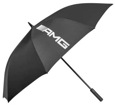 Produktbild von AMG Regenschirm, schwarz, Polyester