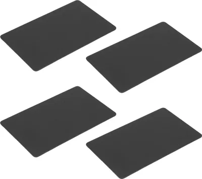 Image de Lot de 10 cartes NFC compatibles avec la puce NTAG216, mémoire de 868 octets, cartes NFC en PVC noir imprimables pour smartphones