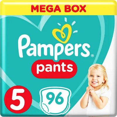 Zdjęcie produktu dla Pampers Pants, rozmiar 5 junior, 96 pieluszek