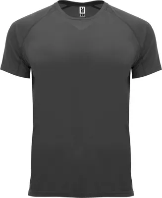 Produktbild von Roly - "Bahrain" T-Shirt für Herren - Sport kurzärmlig PF4339 (L) (Dunkelgrau)