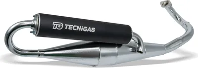 Produktbild von Tecnigas Auspuff Next-R mit Zulassung, chrom kompatibel mit Piaggio