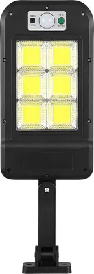 Obrázek produktu pro Avizar, LED solární venkovní lampa 10 W IPX4 soumrakový senzor, černá