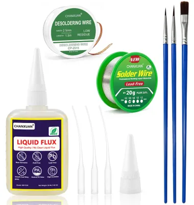 Lötmittel-Set, 6-teilig, für Präzisionskomponenten
