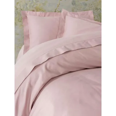 Produktbild von L'Essentiel Linge de Maison, Elegant - Powder, Satin-Doppelbettwäsche-Set (DE), Pulver, 100 % Baumwollsatin, 200 x 200 cm