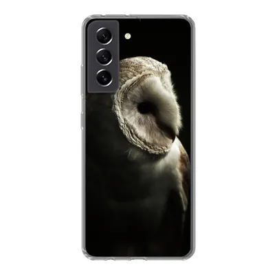 Produktbild von MuchoWow® Handyhülle Schutzhülle Hülle für Samsung Galaxy S21 FE Eule - Vogel - Porträt Silikon Softcase Handy Hülle - Mobiltelefonhülle