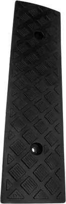 Obrázok produktu pre Rampy z plastu – Rampa pre príjazdové cesty – Na presúvanie vozidiel – Protišmyková povrchová úprava – 50 x 13 x 5 cm – Čierna