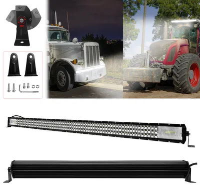 Produktbild von YRHome 675W LED Licht-Bar Arbeitsscheinwerfer, IP67 staub- und wasserdicht, ideal als Offroad Zusatzscheinwerfer und Nebellicht für Auto