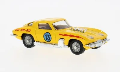 Image de Corgi COCCD54321023 - 1/43 - Chevrolet Corvette Sting Ray, 1967, n° 13 - Neuf