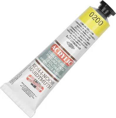 Obrázek produktu pro Koh-i-noor 162712/0200 - akrylová barva 40 ml, žlutá