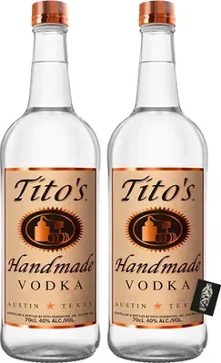 Produktbild von Titos Vodka 2er-Set 2x 0,7L 40% vol. - [Enthält Sulfite]