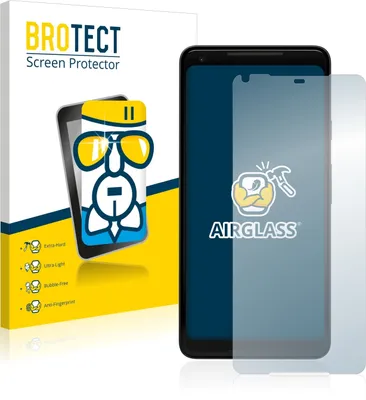 Produktbild von BROTECT Schutzglas für Google Pixel 2 XL Schutzfolie Panzer Folie Glas Display Schutz klar